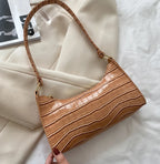 The Luxe Croc Shoulder Bag