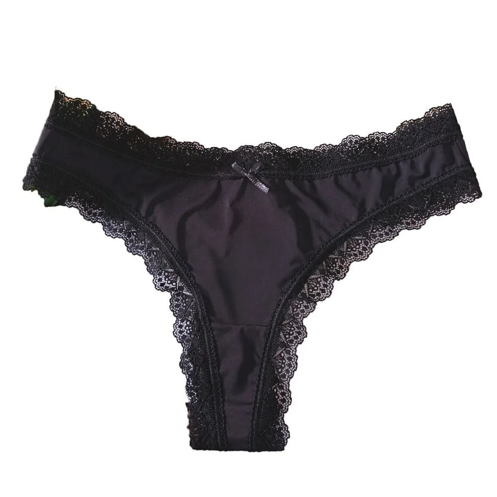 Love Me Satin-Silky Cheeky Thongs
