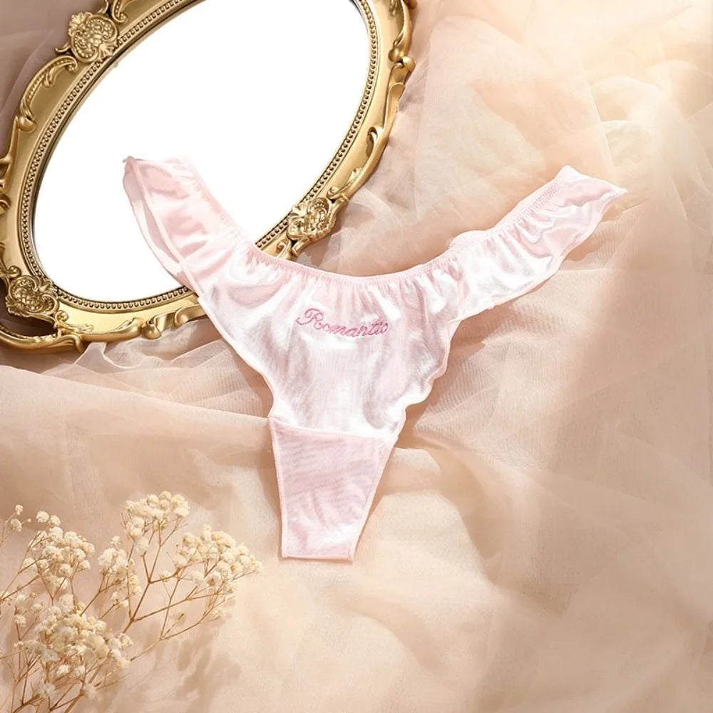 Love Me Satin-Silky Cheeky Thongs
